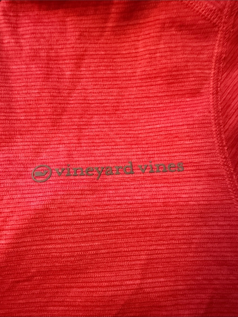 Vineyard Vines Men’s Sankaty Performance Quarter Zip Resort Red Pullover Small - Picture 6 of 8
